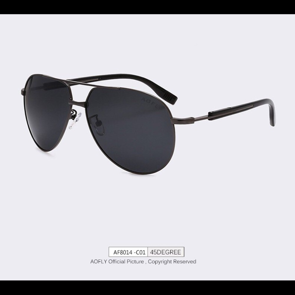 AOFLY Authentic Aviator Men's Sunglasses